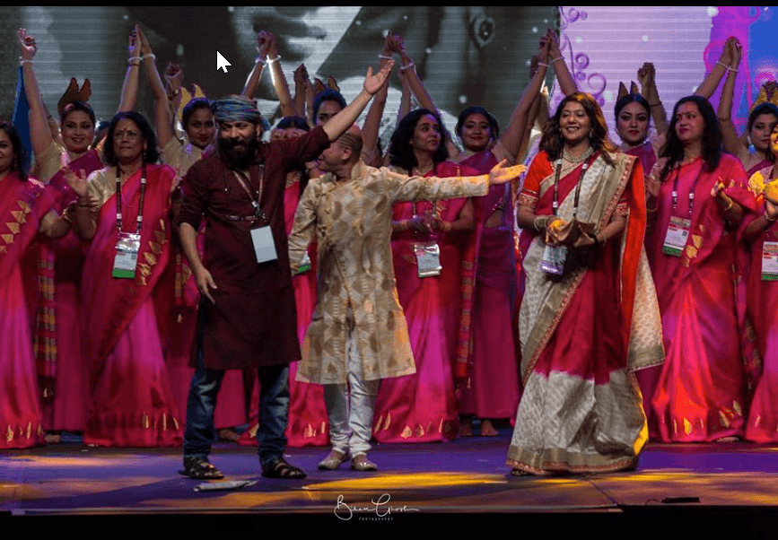 Opening ceremony tableau